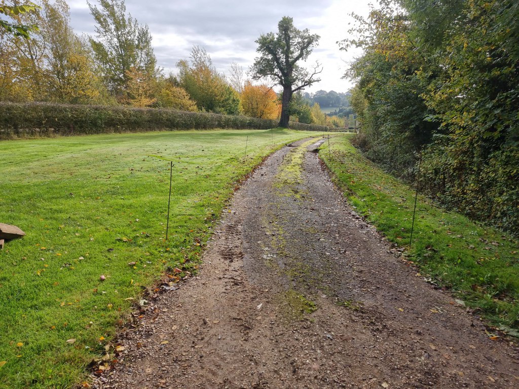 This is a large driveway which is just about to have a tar and chip driveway installed on by Ramsgate Driveways